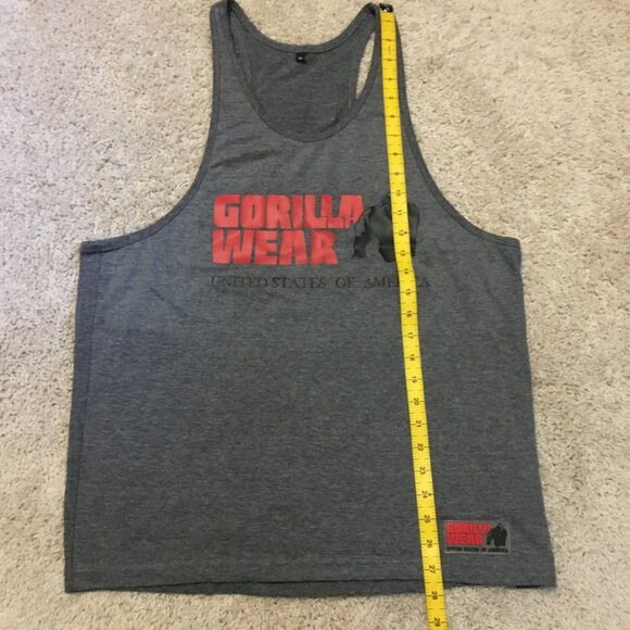 Gray Gorilla Wear Tank Top, Mens Size XL - Picture 16 of 16